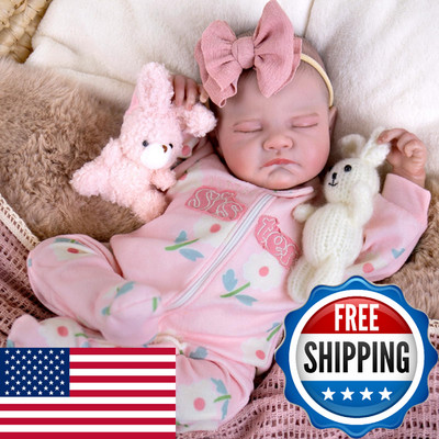 Aori Lifelike Reborn Baby Dolls - 20 Inch Sleeping Ultra Realistic Girl Newborn