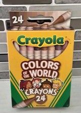Crayola Colors of the World - Multicultural Crayons - 24 Pack - NEW LIMITED