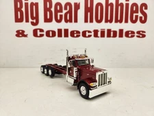 1/64 DCP "TSC" Burgundy 389 Day Cab Heavy Haul Chassis For Custom Builds