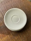 Wedgwood Edme Saucers Set of 5 Creamware Ribbed England Vintage Tea Cup Plates