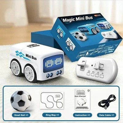 RC Mini Bus Spielzeug für Kinder Wiederaufladbar Ferngesteuertes Auto Geschenk Jungen Mädchen
