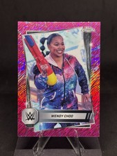 Wendy Choo 2025 Topps Chrome WWE Pink Shimmer Refractor #125