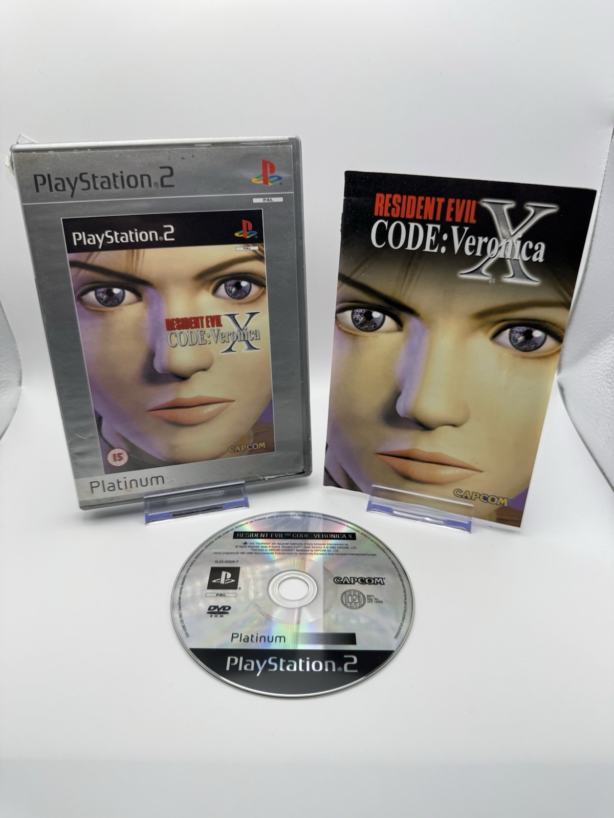 Resident Evil Code: Veronica X -- Platinum PlayStation 2 PS2 Game- CIB