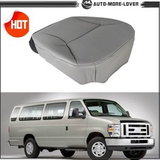 Cargo Van Front Left Driver Bottom Seat Cover Gray For Ford E150 E250 2002 03-08