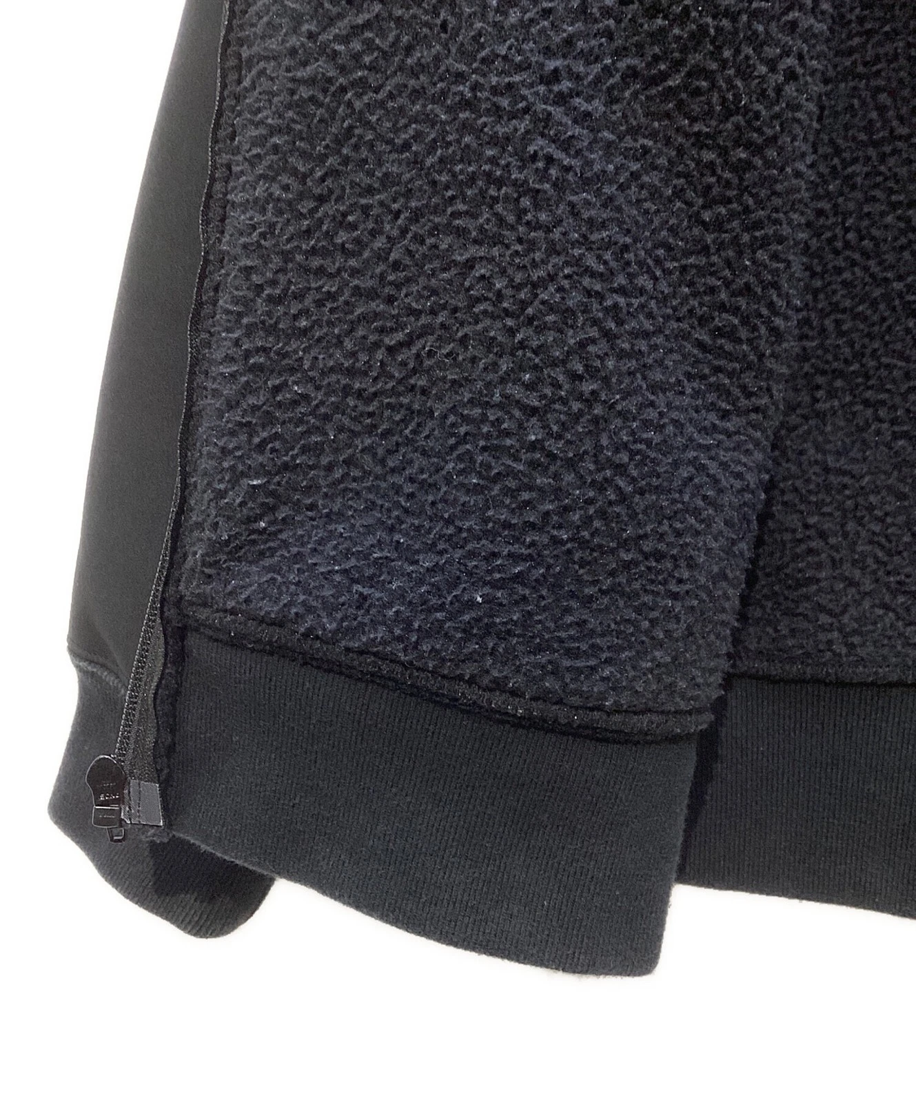 Felpa con cappuccio e zip SUPREME WINDSTOPPER taglia: small nera uomo