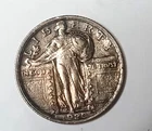 1920 P STANDING LIBERTY QUARTER ABT AU