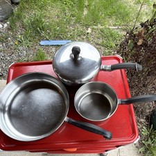Farberware Stainless Steel 3-Piece Pan Set Si...