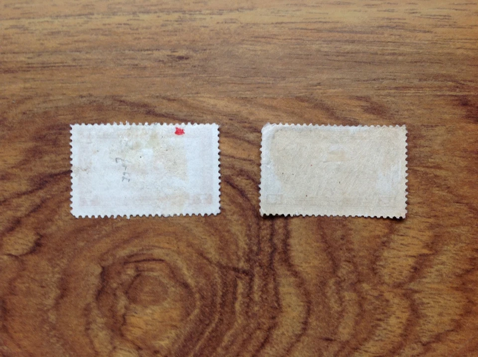 Selos usados de correio aéreo sobreimpressos do Panamá de 1947. Frete grátis do Reino Unido - Imagem 3 de 3