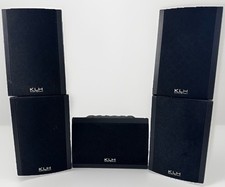 KLH Model SS-02 Home Audio Systems Speakers Five Black 100W 8-Ohm