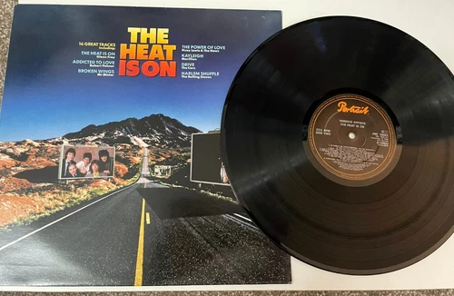 Various Various – The Heat Is On Vinyl LP 1986 Stones Cars Eagles Marillion