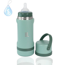 All-In-One Baby Bottle, Insulated Stainless Steel Bottle with Formula Container,