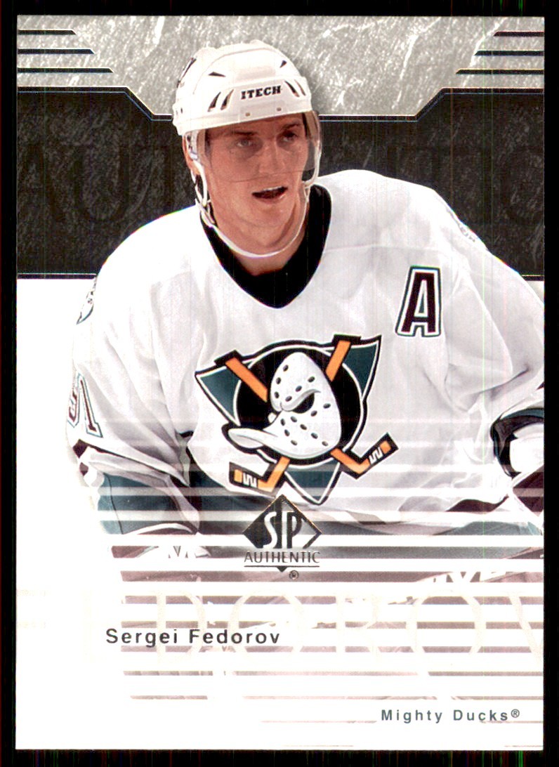 Sergei Fedorov #2 Hockey Cards 2003 SP Authentic trading card — raw and PSA graded price guide