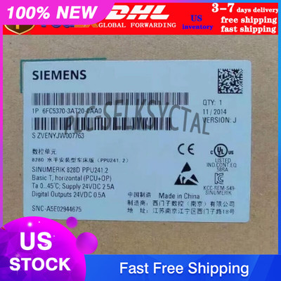 New Siemens 6FC5370-3AT20-0AA0 SINUMERIK 828D Basic T 6FC5 370-3AT20-0AA0