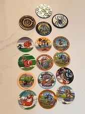 Lot of 13 Pogman Pogs Slammer The World Pog Federation Authentic POG Brand WPF