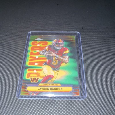 Topps 2024 Chrome Jayden Daniels Power Players Rookie PP-3 Commanders Football