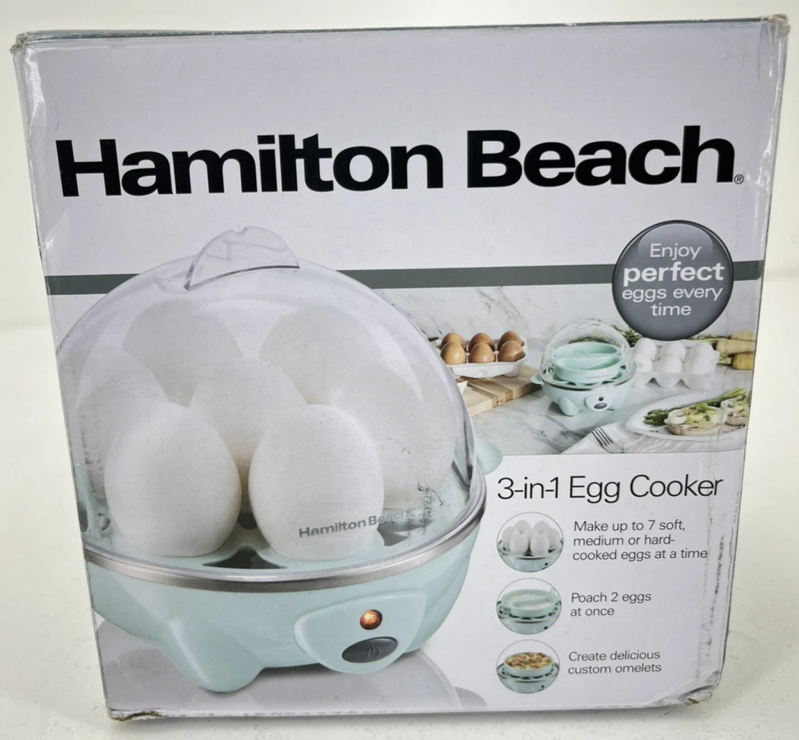 Versatile 3-in-1 Egg Cooker: Boil, Poach, and Steam with One Touch Control