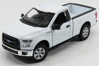 Welly 1/24 Ford F 150 Regular Cab Pick Up 2015 Weiss Statisches Modell Diecast