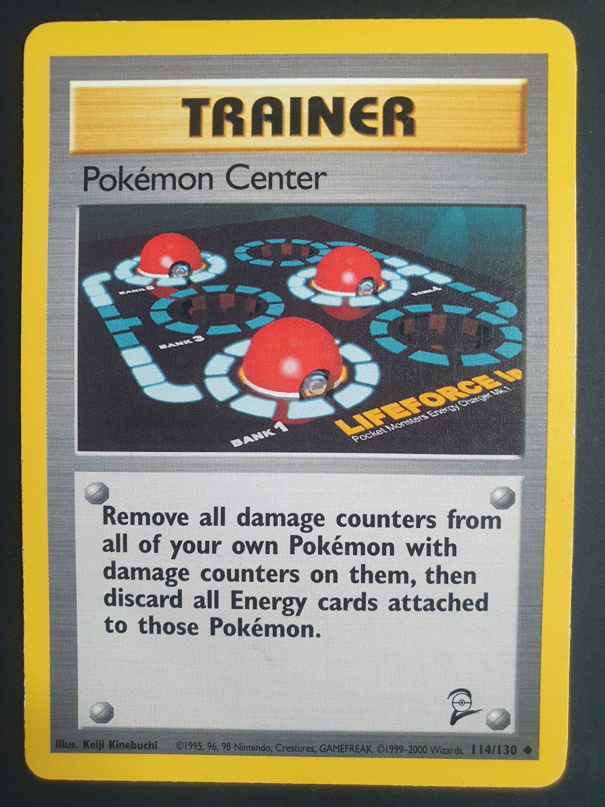 Pokemon Center 114/130 Trainer - Base Set 2 - Pokemon Card - Lightly Played