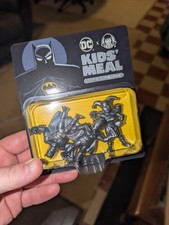 Wendy's DC Kids Meal Figures Exclusive Shadow Edition Hard To Find, Blacked Out