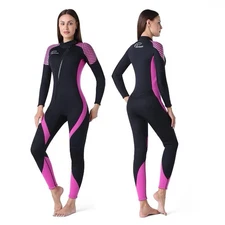 (SIZE :S)Rrtizan Women’s 3mm Neoprene Full Body Wetsuit for Diving & Surfing