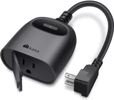 Kasa Outdoor Smart Plug, Home Wi-Fi Outlet Timer, Max Load 15A/1875W,... 