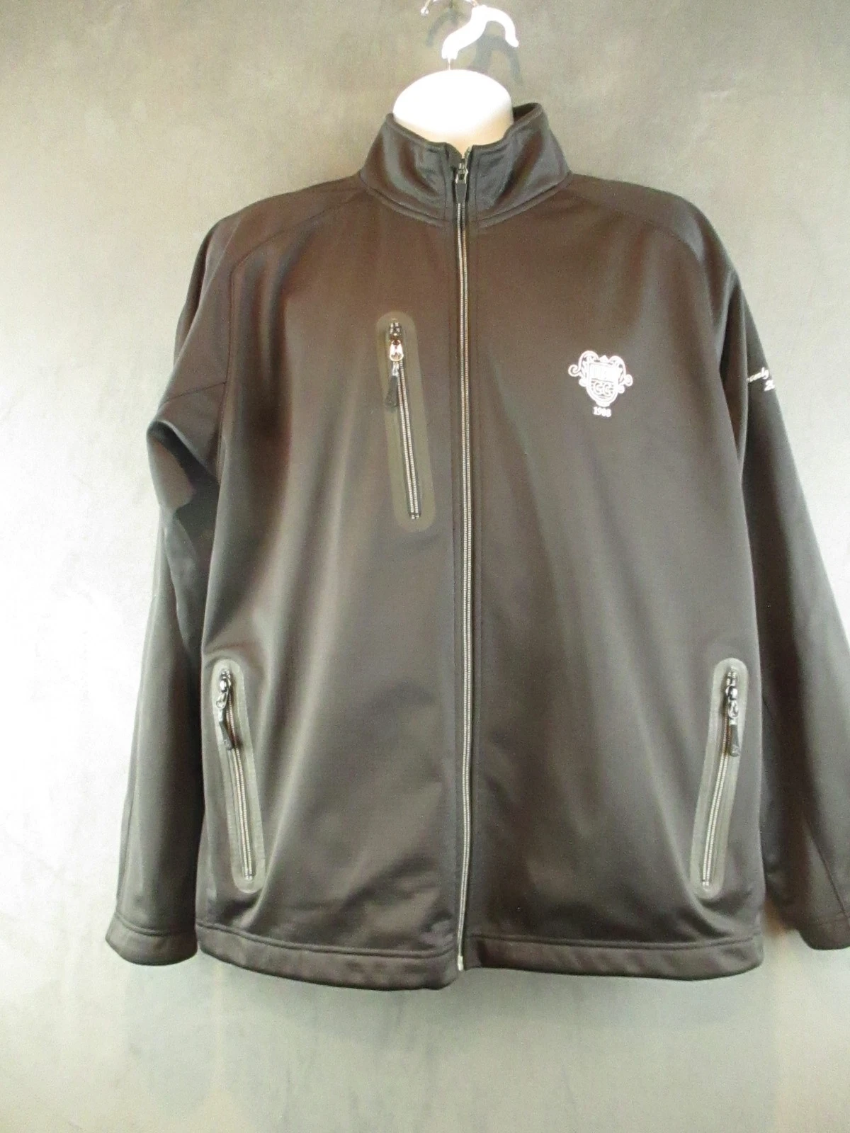 Zero Restriction Jacket Mens Large Softshell Golf 1908 BCGC Beverly Medley 2013