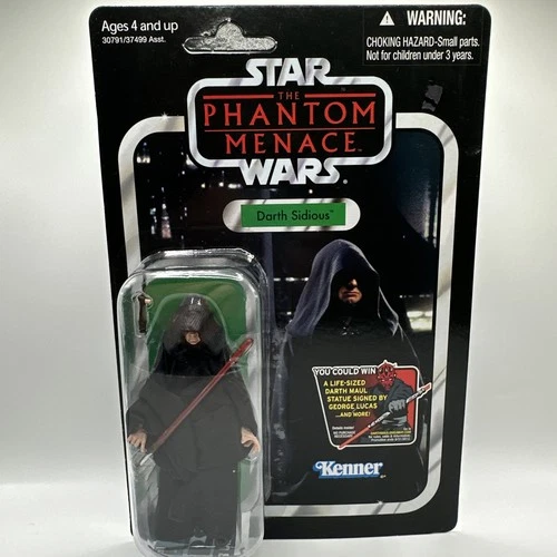TVC Star Wars Phantom Menace Figure: Darth Sidious Figure VC79 2012 Star Case