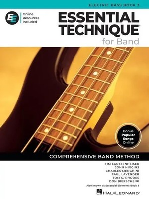 Essential Technique for Band - Electric Bass Book 3 with Online Resources | Buch
