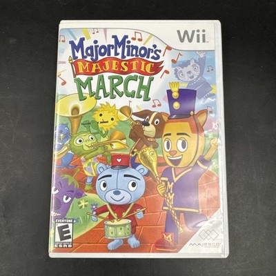 Major Minor's Majestic March Nintendo Wii 2009 Complete Childrens Music Game