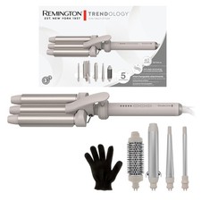 REMINGTON Lockenstab 5in1 MultiStyler Welleneisen Rundbürste Beach Waves Spiral