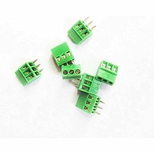 20x 5mm Pitch 3 pin 3 way PCB Screw Terminal Blocks Connector Green