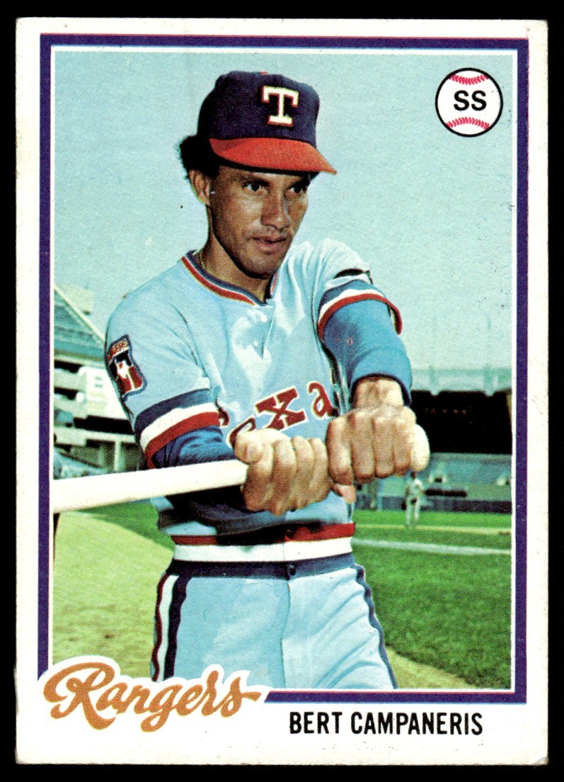1978 Topps Bert Campaneris Texas Rangers #260