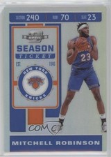 2019 Panini Contenders Optic Season Ticket Silver Prizm Mitchell Robinson 0r5l