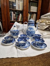 Servizio da caffè Pagoda terraglia Wedgwood XIX Sec. Porcelain Coffee set V7 ^