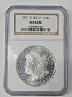 1878 7TF Reverse of 1879 Morgan Dollar NGC MS62 PL #1681