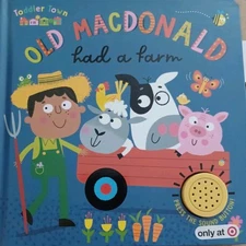 Toddler Town Old Macdonald Had A Farm Book With Sound Button