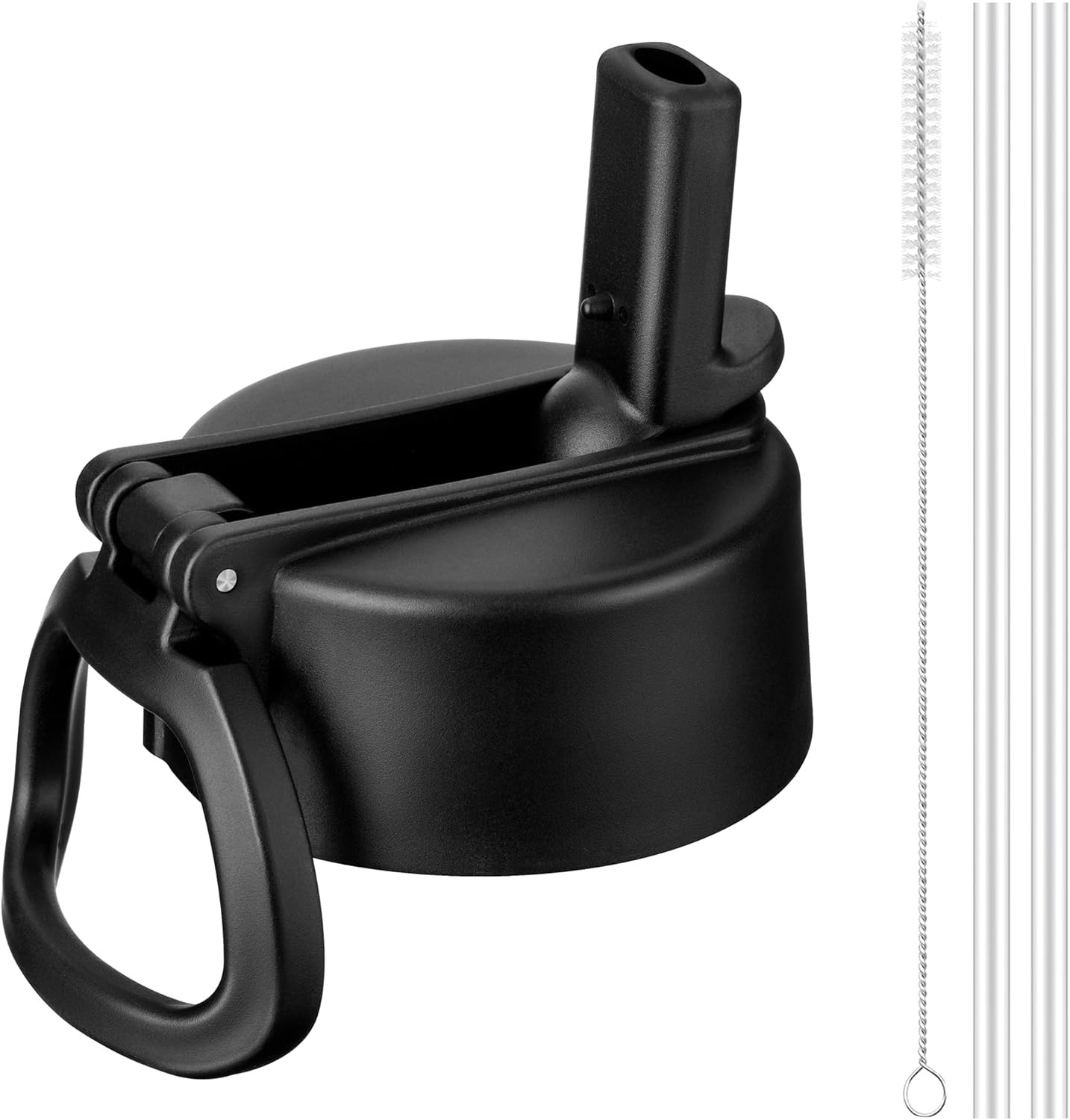 Straw Lid Replacement for Hydro Flask Wide Mouth 12-64oz Black
