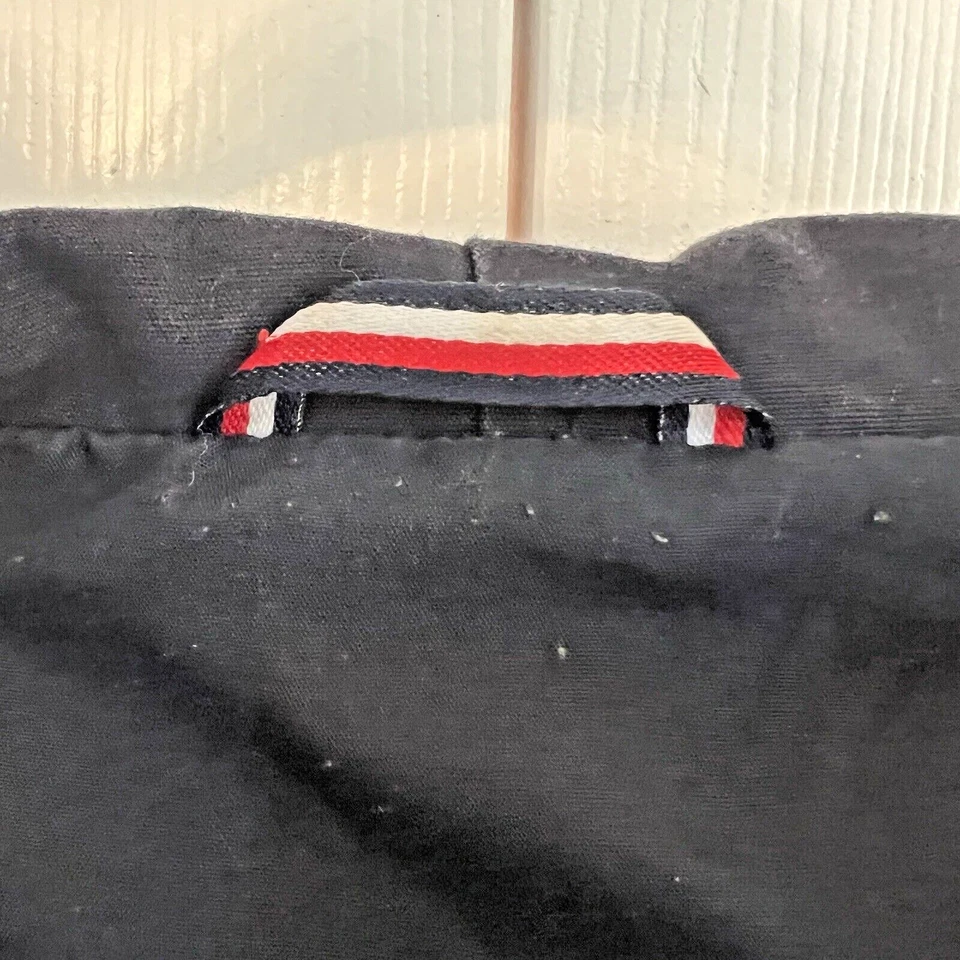 Chaqueta cortavientos Brandy Melville roja blanca azul bloque de color Krissy L/XL EE. UU. Foto 3 de 4