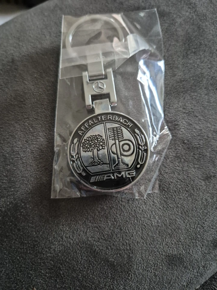 MERCEDES-BENZ Mercedes Benz Black/Silver Affalterbach AMG Heavy Keyring