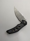 WE KNIFE Magnetron 18058-DS1 Damasteel Black Titanium Fat Carbon Pocket Knives — photo 3