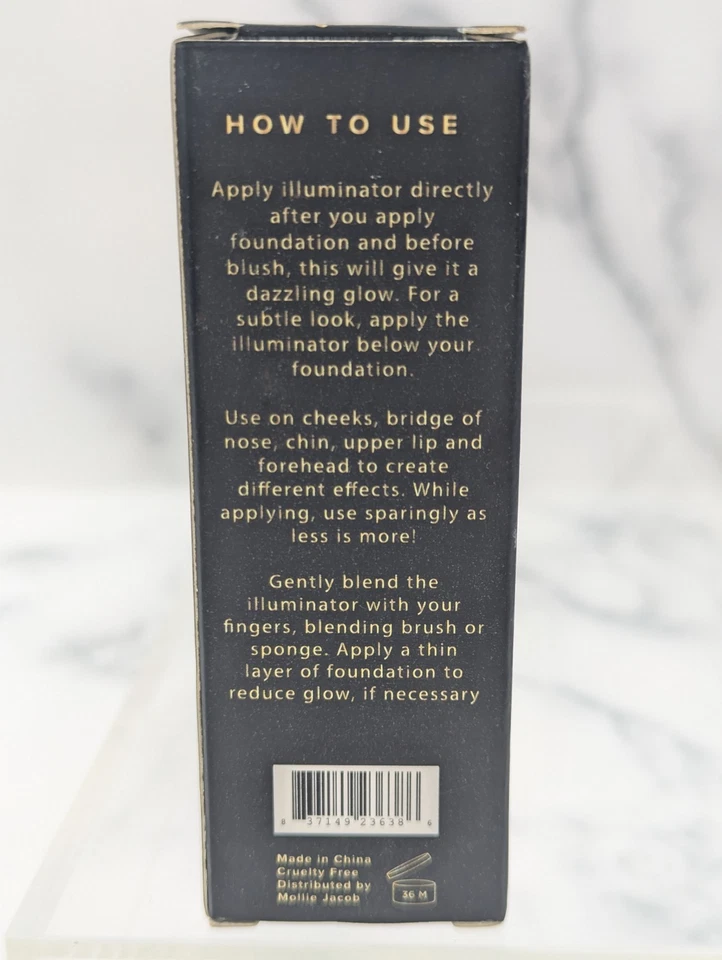 Iluminador Deslumbrante Mollie Jacob 1 OZ Nuevo en Caja Foto 3 de 4