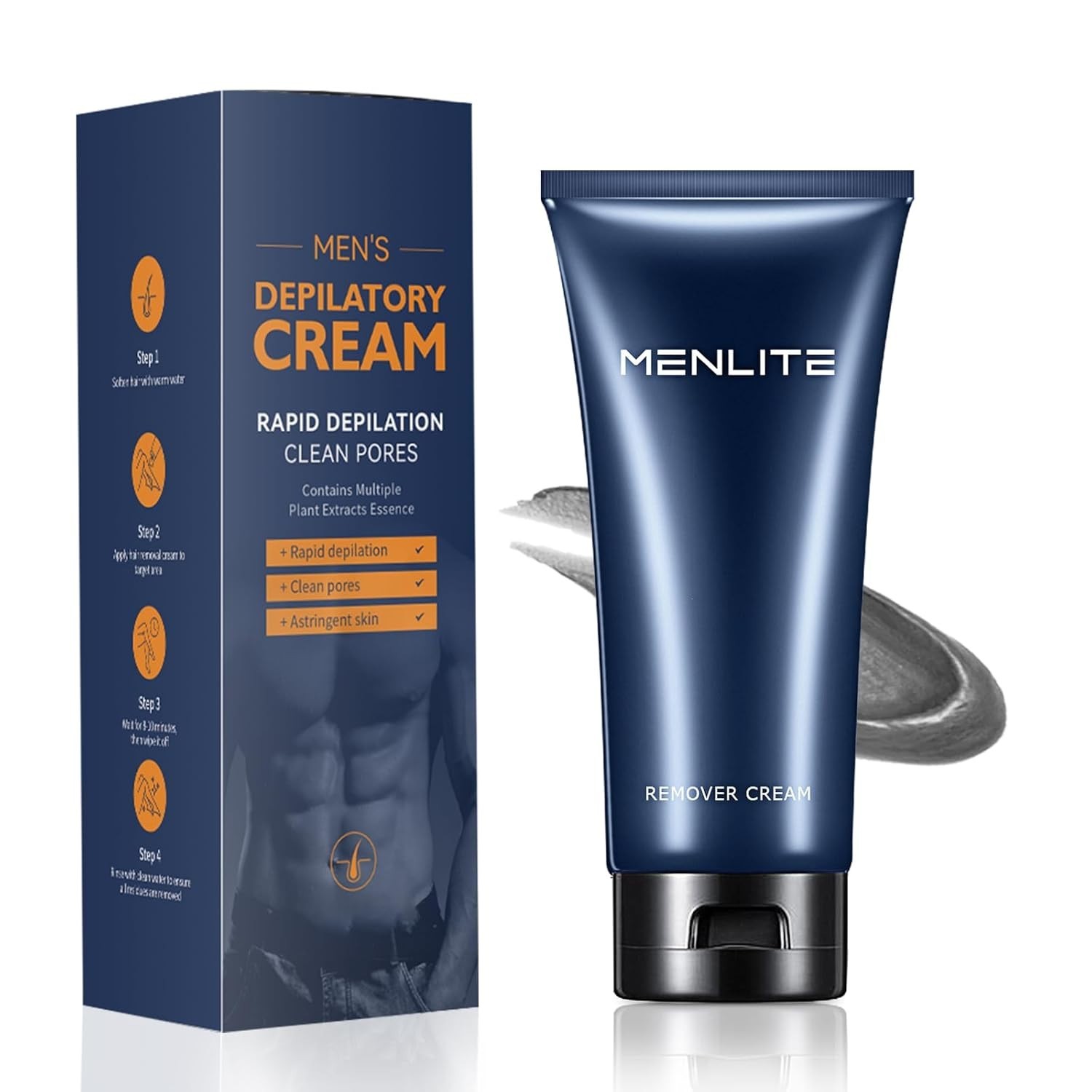 Painless Hair Remover Body Cream - 3.38fl oz - Gentle & Moisturizing Formula