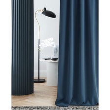 Eyelet Curtain Laurel 140 x 260cm Width x Height Blackout Opaque Sc...