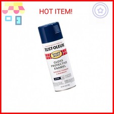 Rust-Oleum 7723830 Stops Rust Spray Paint, 12 oz, Gloss Navy