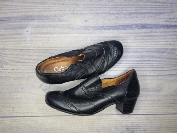 Women Gabor Heels Black 37.5 #7U1K