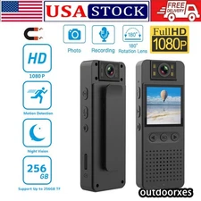 HD Mini Police Body Camera 1080P Video Audio Recorder Pocket Night Vision Cam