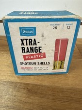 Sears Extra Range Empty Shotgun Shell Box 12 Gauge