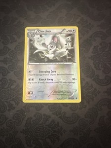 Pokemon Card Fates Collide Reverse Holo Cinccino 89/124