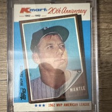 Topps 1982 Mickey Mantle #1 New York Yankees Kmart Baseball Card
