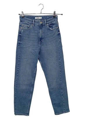 PULL & BEAR Jeans taille haute Dames Jeans T EU 36 bleu style décontracté - Photo 1/4